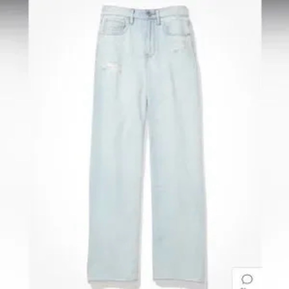American Eagle Outfitters Sky Blue Wide Leg Jeans